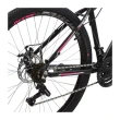 Bicicleta Polimet MTB Nitro Câmbio Shimano Quadro em Alumínio 17/Aro 29/21 Velocidades Preta/Rosa 7163